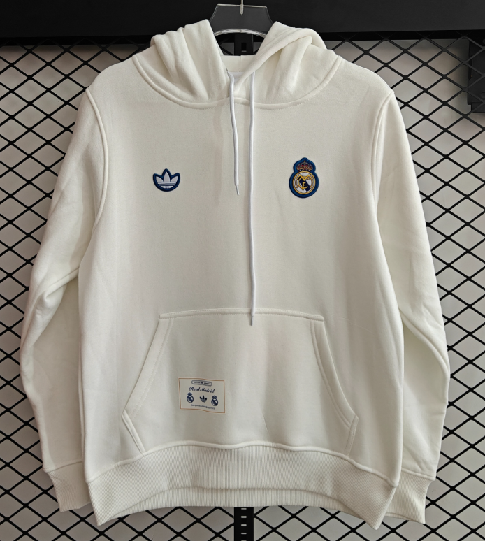 Real Madrid training coat jacket jersey Thick fleece pullover and coat adult kit New 25 26 Real Madrid jacket soccer jersey 10-20 days. It will arrive in your country