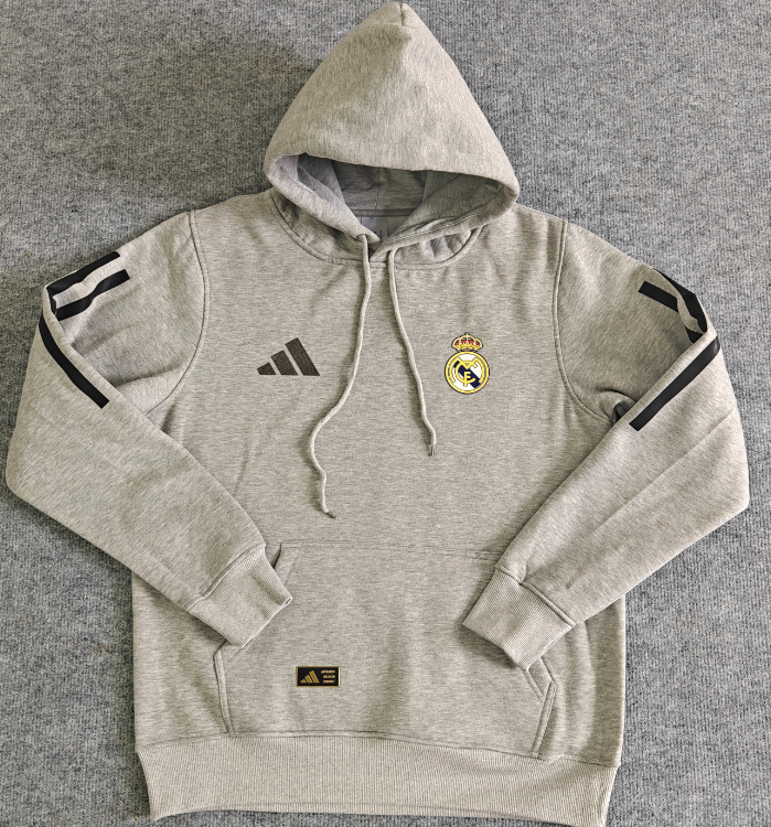 Real Madrid training coat jacket jersey Thick fleece pullover and coat adult kit New 25 26 Real Madrid jacket soccer jersey 10-20 days. It will arrive in your country