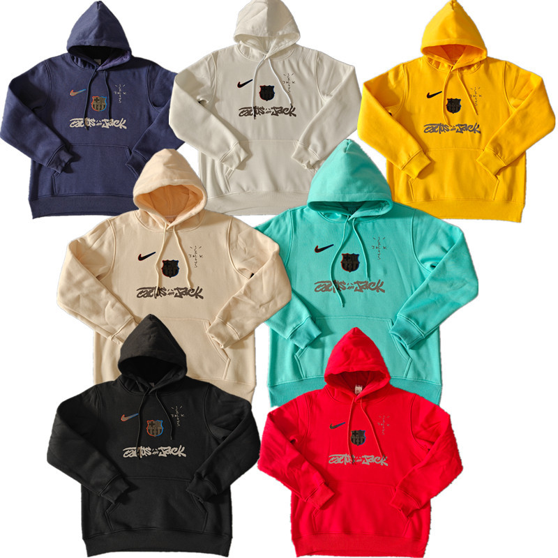 New  Barcelona training coat jacket jersey Thick fleece pullover and coat adult kit New 25 26 Barcelona jacket soccer jersey 10-20 days. It will arrive in your country