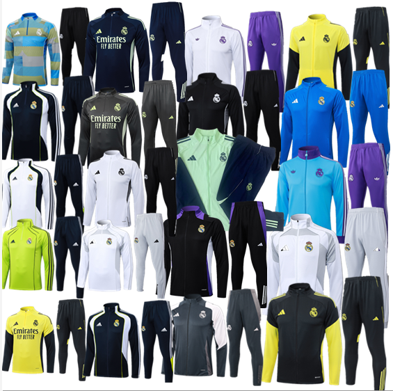 25 26 Real Madrid training coat jacket  jersey kids kit adult kit 2025 2026 New Real Madrid training coat jacket soccer jersey 10-18 days. It will arrive in your country