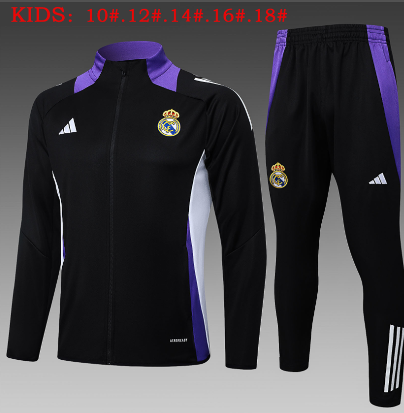 25 26 Real Madrid training coat jacket  jersey kids kit adult kit 2025 2026 New Real Madrid training coat jacket soccer jersey 10-18 days. It will arrive in your country