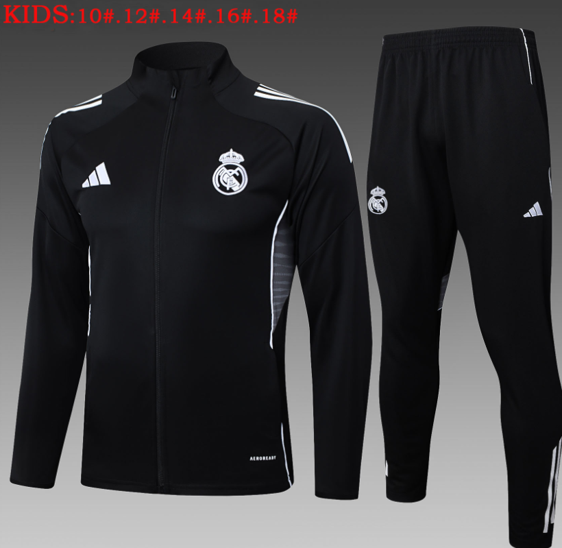 25 26 Real Madrid training coat jacket  jersey kids kit adult kit 2025 2026 New Real Madrid training coat jacket soccer jersey 10-18 days. It will arrive in your country
