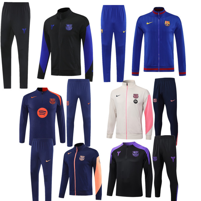 New  Barcelona training coat jacket jersey kids kit adult kit New 25 26 Barcelona coat jacket soccer jersey 10-20 days. It will arrive in your country