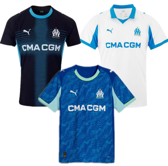 2025 2026 Marseille jersey Home and away 25 26 Marseille soccer jersey 10-20 days. It will arrive in your country