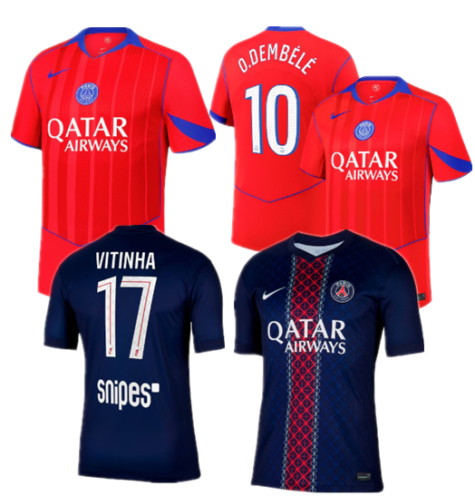 25 26 psg jerse Home and away 2025 2026 psg soccer jersey 10-20 days. It will arrive in your country