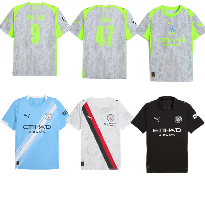 Manchester City  jersey Home and away adult 25 26 Manchester City soccer jersey 10-20 days. It will arrive in your country
