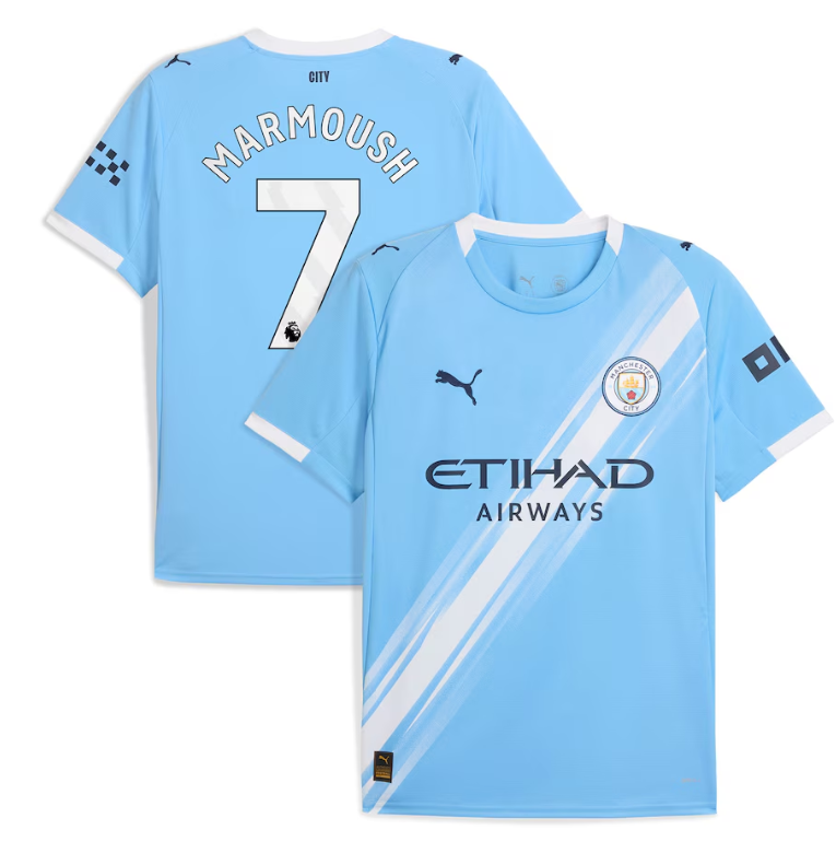 Manchester City  jersey Home and away adult 25 26 Manchester City soccer jersey 10-20 days. It will arrive in your country