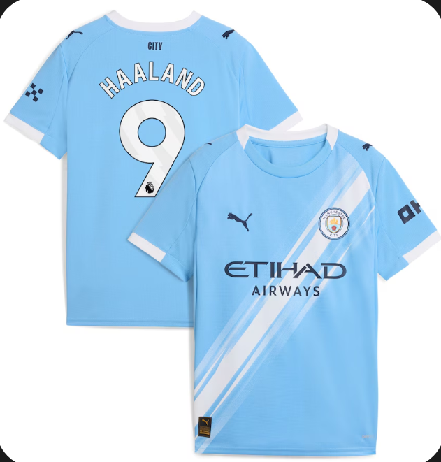 Manchester City  jersey Home and away adult 25 26 Manchester City soccer jersey 10-20 days. It will arrive in your country