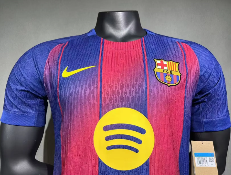 25 26  Barcelona Player edition  jersey Home and away New adult 25 26 AC Barcelona soccer jersey 10-20 days. It will arrive in your country