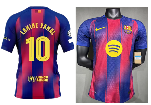 25 26  Barcelona Player edition  jersey Home and away New adult 25 26 AC Barcelona soccer jersey 10-20 days. It will arrive in your country