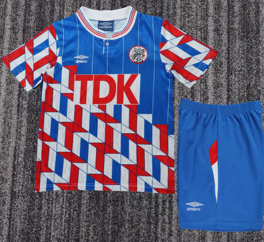 kids kit 89-90 Ajax jersey Home and away 89-90  Ajax soccer jersey 10-20 days. It will arrive in your country