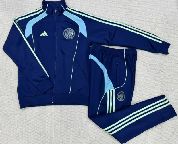 25 26 kit  Ajax training coat jacket  jersey adult kit New 25 26 Ajax coat jacket soccer jersey 10-20 days. It will arrive in your country