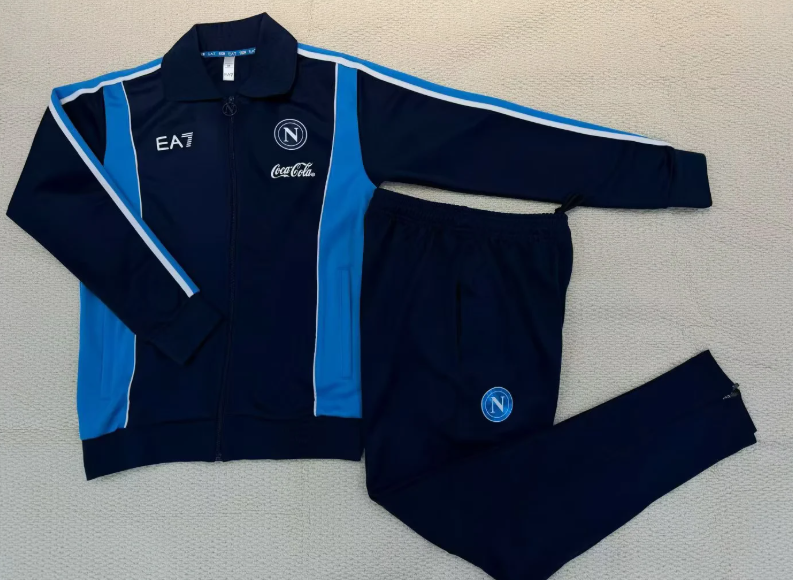 New  25 26 Naples training coat jacket  jersey adult kit New 2025 2026 napoli coat  jacket soccer jersey 10-20 days. It will arrive in your country