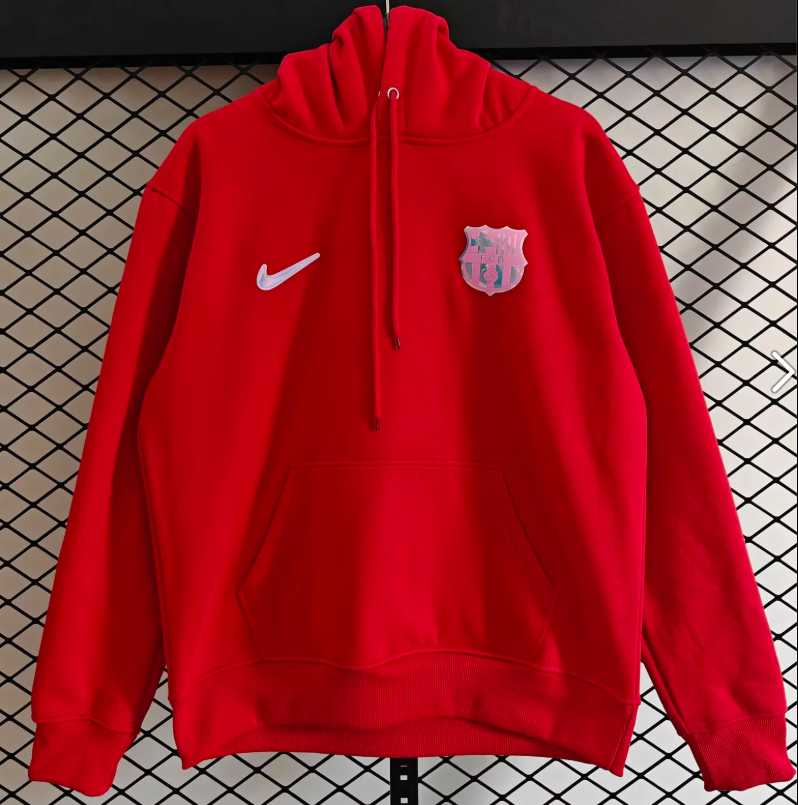 fleece sweatshirt New Barcelona training coat jacket jersey Thick fleece pullover and coat adult kit New 25 26 Barcelona jacket soccer jersey 10-20 days. It will arrive in your country