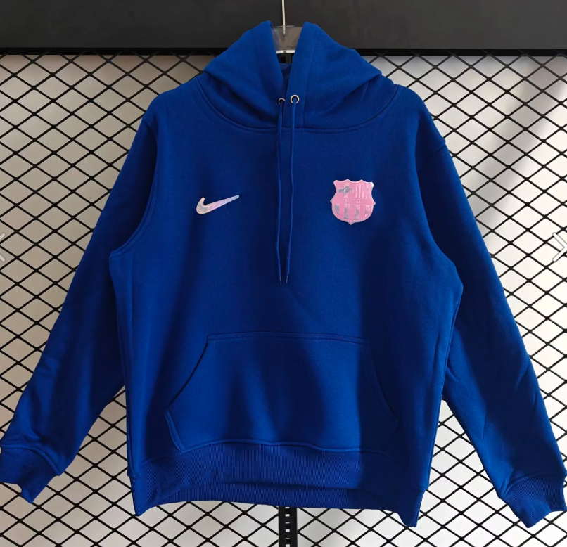 fleece sweatshirt New Barcelona training coat jacket jersey Thick fleece pullover and coat adult kit New 25 26 Barcelona jacket soccer jersey 10-20 days. It will arrive in your country