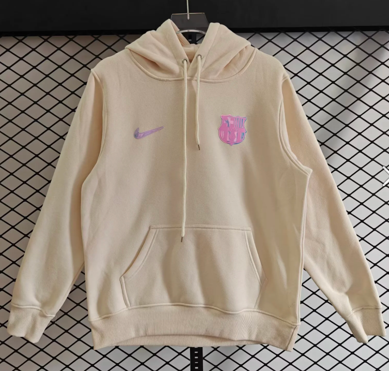 fleece sweatshirt New Barcelona training coat jacket jersey Thick fleece pullover and coat adult kit New 25 26 Barcelona jacket soccer jersey 10-20 days. It will arrive in your country