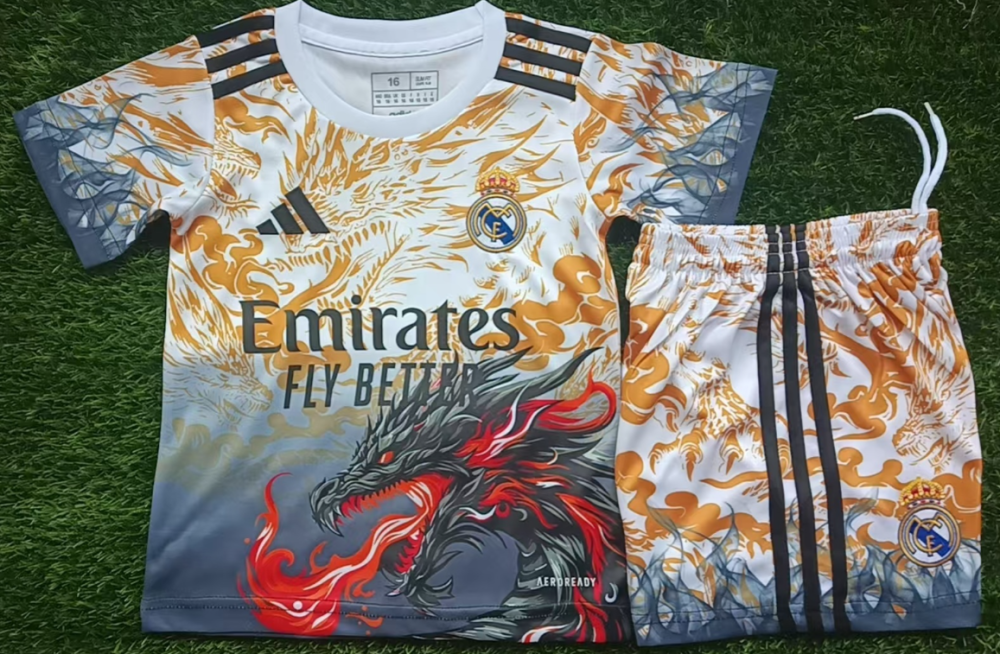kids kit Real Madrid jersey new adult  kit  kids kit 25 26 Real Madrid soccer jersey 10-20 days. It will arrive in your country