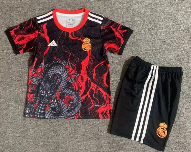 kids kit Real Madrid jersey new adult  kit  kids kit 25 26 Real Madrid soccer jersey 10-20 days. It will arrive in your country