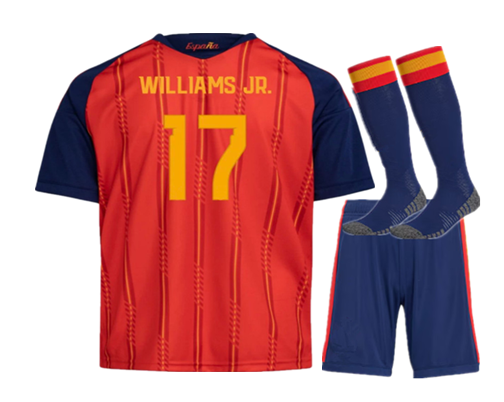 adult  kids kit 2026 World Cup National Team Spain jersey Home and away 26 27 Spain soccer jersey 10-20 days. It will arrive in your country