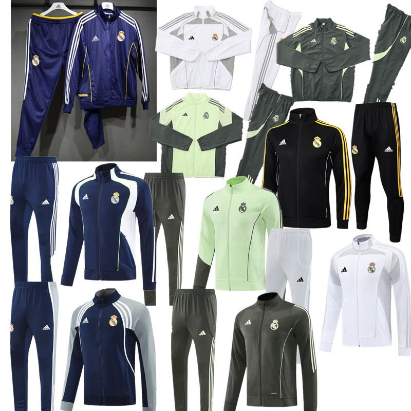 2025 2026 Real Madrid coat jacket  jersey adult kit New 25 26 Real Madrid coat jacket soccer jersey 10-20 days. It will arrive in your country