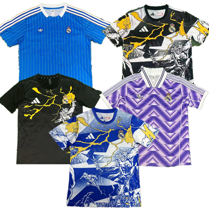 new Real Madrid training  jersey Home and away 2025 2026 Real Madrid training soccer jersey 10-20 days. It will arrive in your country
