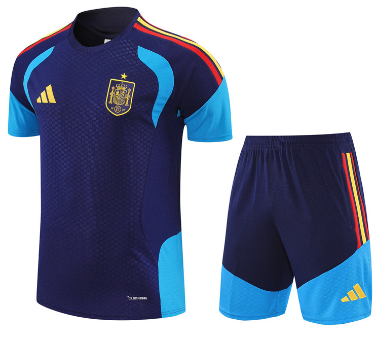 2026 World Cup National Team Spain jersey Pocket zipper pants kids kit New training  adult kit  Home and away 26 27 Spain soccer jersey 10-20 days. It will arrive in your country