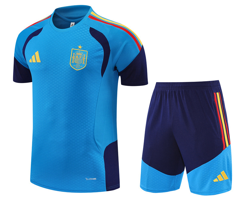 2026 World Cup National Team Spain jersey Pocket zipper pants kids kit New training  adult kit  Home and away 26 27 Spain soccer jersey 10-20 days. It will arrive in your country