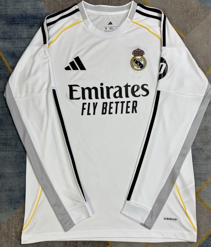 25 26 long sleeve  Real Betis  Real Madrid Manchester United Bayern Munchen Barcelona Arsenal Manchester City Liverpool Marseilles Marseilles Atletico Madrid Aston Villa soccer jersey 10-18 days. It will arrive in your country