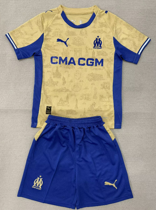 2025 2026  Marseilles jersey new Home and away adult  kit  kids kit  25 26 Marseilles soccer jersey 10-20 days. It will arrive in your country