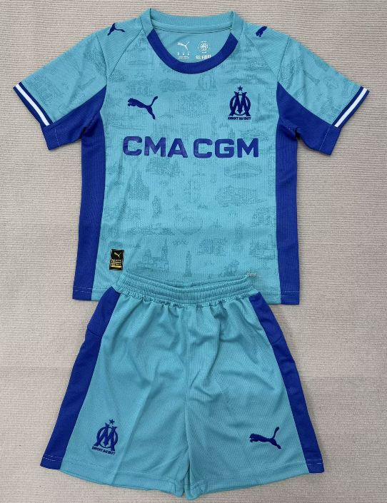 2025 2026  Marseilles jersey new Home and away adult  kit  kids kit  25 26 Marseilles soccer jersey 10-20 days. It will arrive in your country