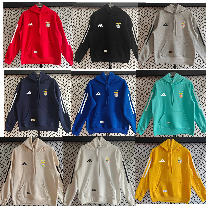 fleece sweatshirt New Benfica training coat jacket jersey Thick fleece pullover and coat  New 26 27 Benfica  jacket soccer jersey 10-20 days. It will arrive in your country