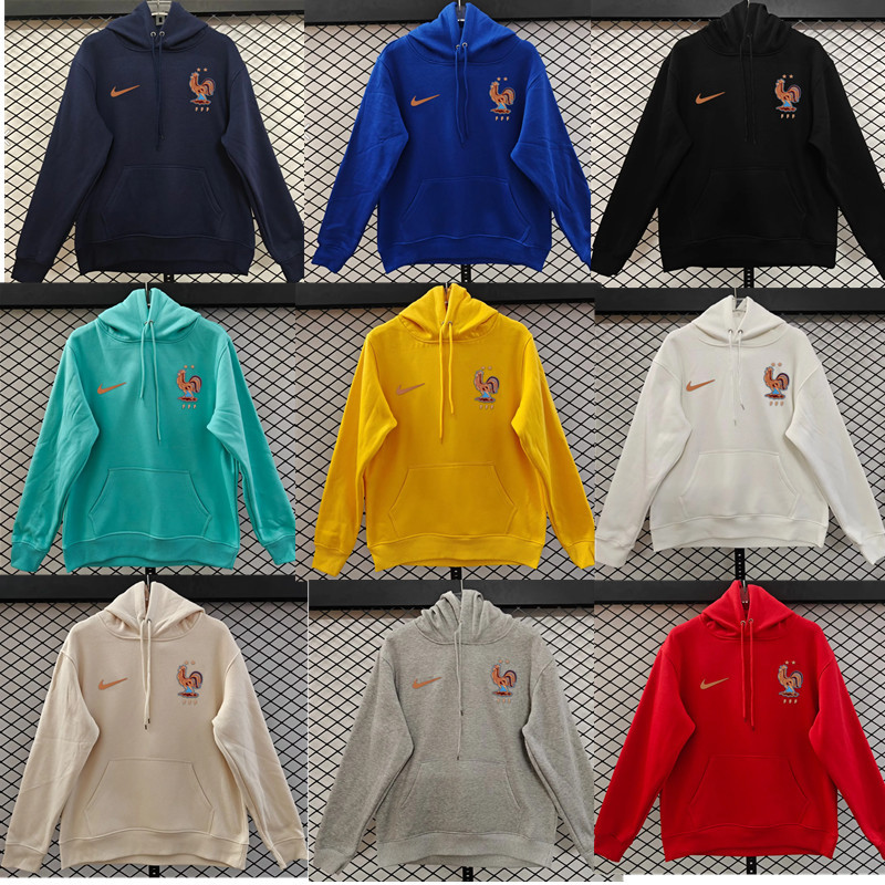 fleece sweatshirt New France training coat jacket jersey Thick fleece pullover and coat adult kit New 26 27 France jacket soccer jersey 10-20 days. It will arrive in your country