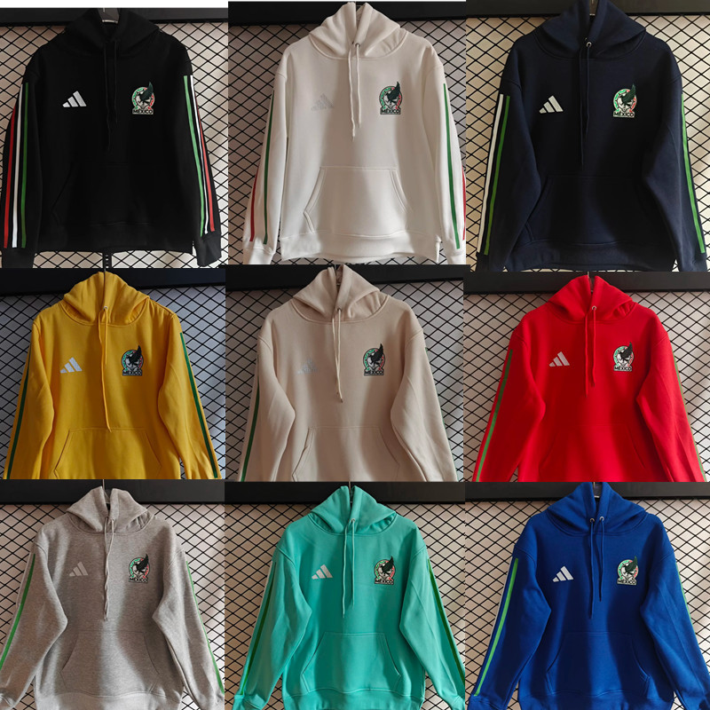 fleece sweatshirt New Mexico training coat jacket jersey Thick fleece pullover and coat adult kit New 26 27 Mexico jacket soccer jersey 10-20 days. It will arrive in your country