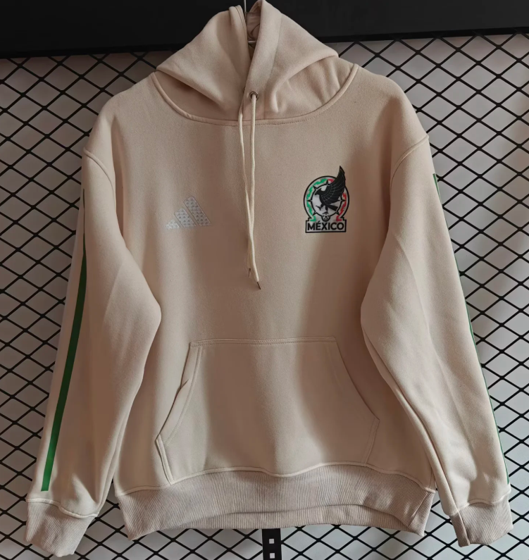 fleece sweatshirt New Mexico training coat jacket jersey Thick fleece pullover and coat adult kit New 26 27 Mexico jacket soccer jersey 10-20 days. It will arrive in your country