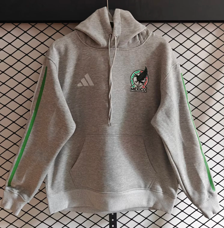 fleece sweatshirt New Mexico training coat jacket jersey Thick fleece pullover and coat adult kit New 26 27 Mexico jacket soccer jersey 10-20 days. It will arrive in your country