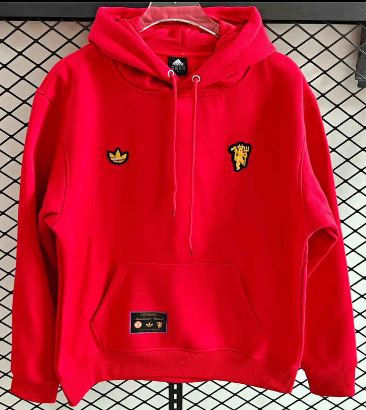 fleece sweatshirt New 2026 anchester United training coat jacket jersey Thick fleece pullover and coat  New 26 27 Manchester United  jacket soccer jersey 10-20 days. It will arrive in your country