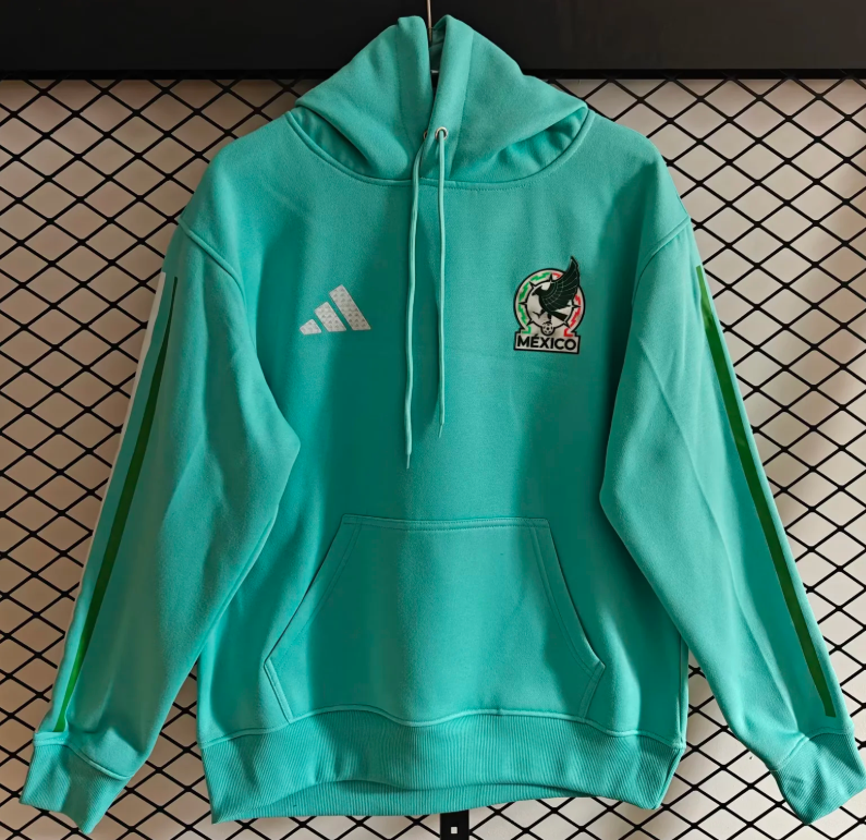 fleece sweatshirt New Mexico training coat jacket jersey Thick fleece pullover and coat adult kit New 26 27 Mexico jacket soccer jersey 10-20 days. It will arrive in your country