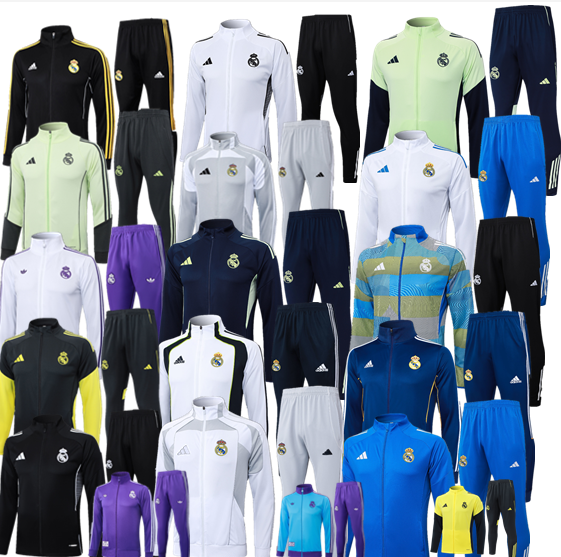 25 26 Real Madrid training coat jacket  jersey New  kids kit adult kit 2026 Real Madrid training coat jacket soccer jersey 10-20 days. It will arrive in your country