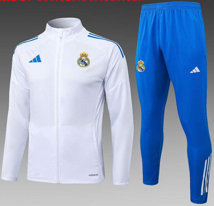 25 26 Real Madrid training coat jacket  jersey New  kids kit adult kit 2026 Real Madrid training coat jacket soccer jersey 10-20 days. It will arrive in your country