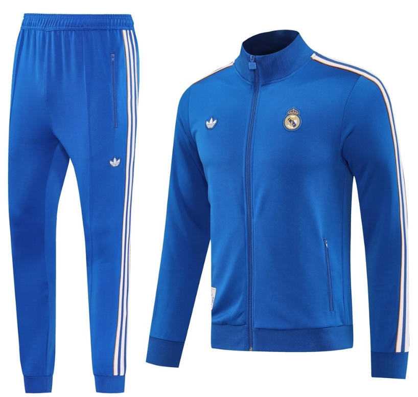New Real madrid  training coat jacket  jersey  adult kit New 2025 2026 Real madrid coat jacket soccer jersey 10-20 days. It will arrive in your country