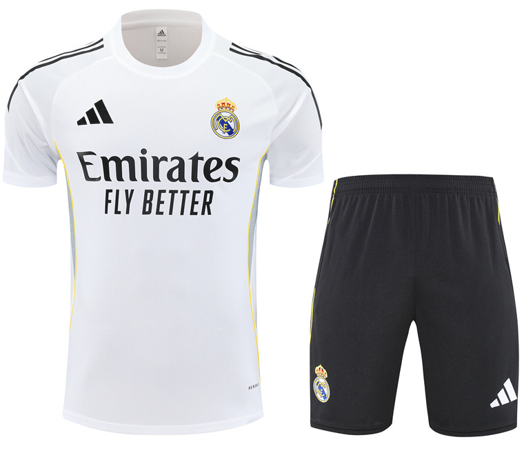 New kids kit Pocket zipper pants training 25 26 Real Madrid jersey adult kit  Home and away 2026 Real madrid soccer jersey 10-20 days. It will arrive in your country