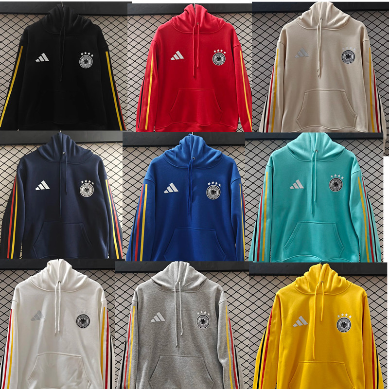 New Germany training coat jacket jersey Thick fleece pullover and coat adult kit New 26 27 Germany jacket soccer jersey 10-20 days. It will arrive in your country