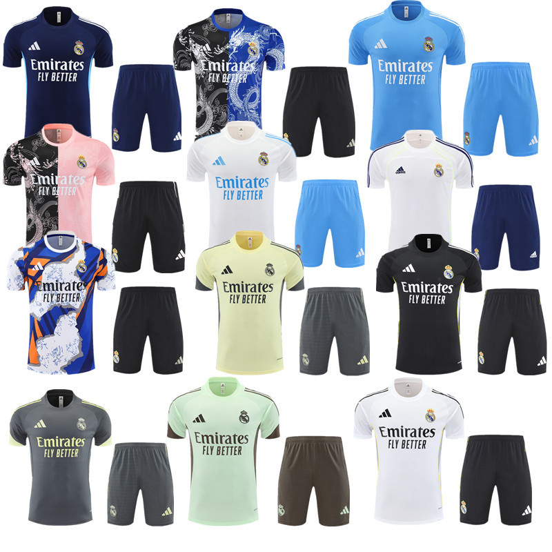 New kids kit Pocket zipper pants training 25 26 Real Madrid jersey adult kit  Home and away 2026 Real madrid soccer jersey 10-20 days. It will arrive in your country