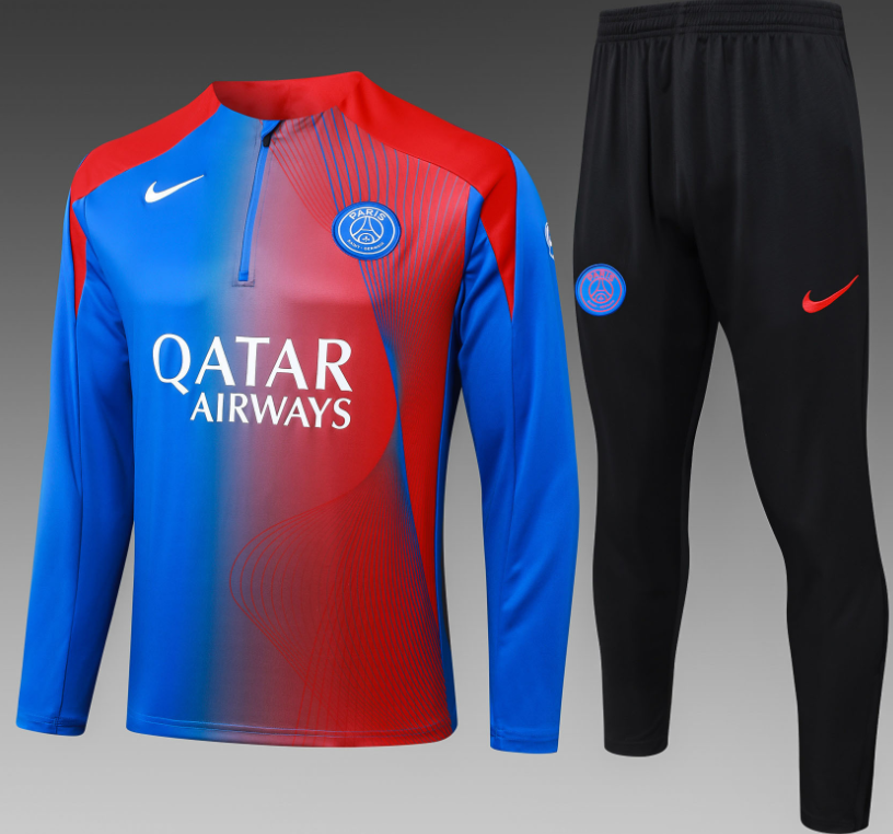 Pocket zipper pants 25 26 psg training coat jacket  jersey New  kids kit adult kit 2026 Paris  training coat jacket soccer jersey 10-20 days. It will arrive in your country