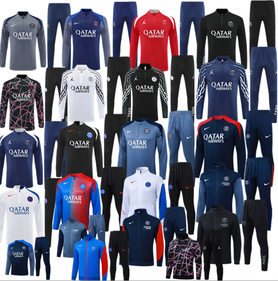 Pocket zipper pants 25 26 psg training coat jacket  jersey New  kids kit adult kit 2026 Paris  training coat jacket soccer jersey 10-20 days. It will arrive in your country