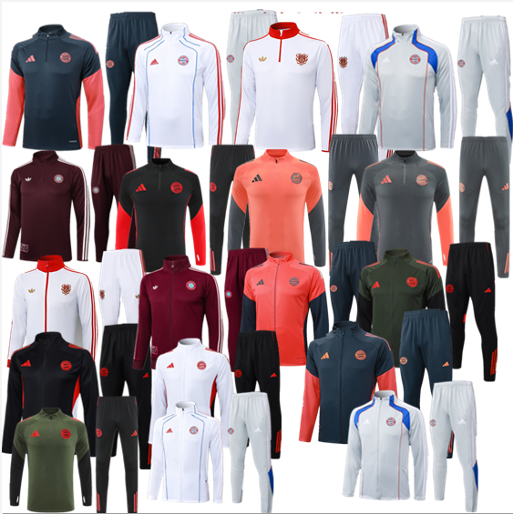 Pocket zipper pants 25 26 Bayern Munich training coat jacket  jersey New  kids kit adult kit 2026 Bayern Munich training coat jacket soccer jersey 10-20 days. It will arrive in your country