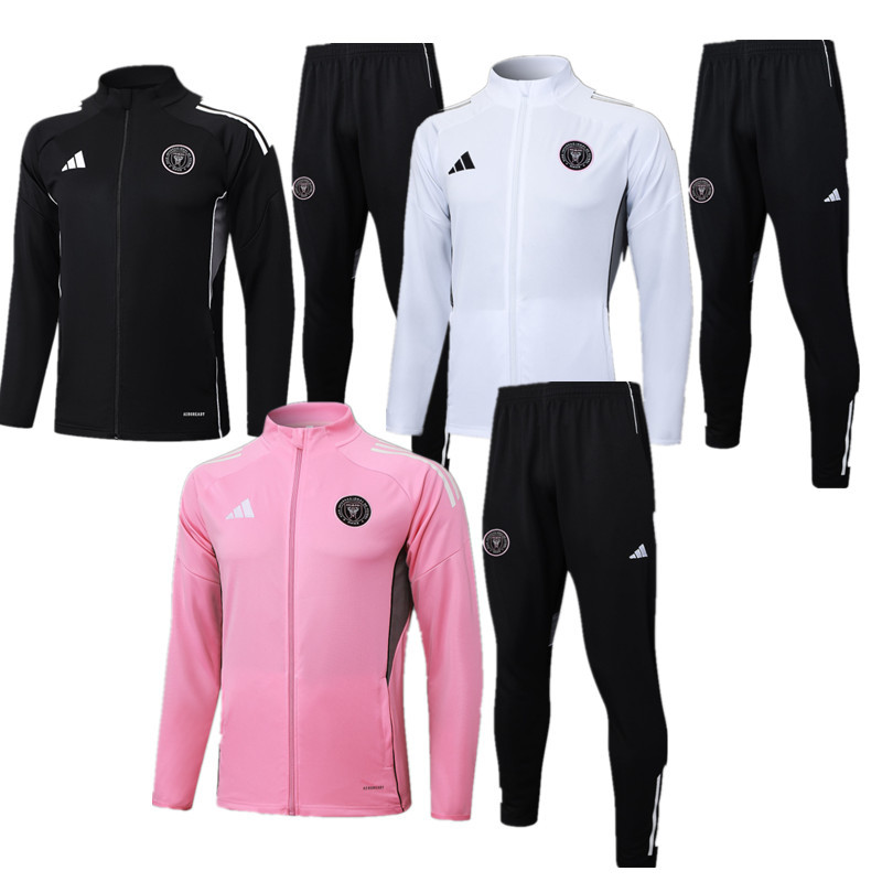 Pocket zipper pants 25 26 Inter Miami training coat jacket  jersey New  kids kit adult kit 2026 Inter Miami training coat jacket soccer jersey 10-20 days. It will arrive in your country