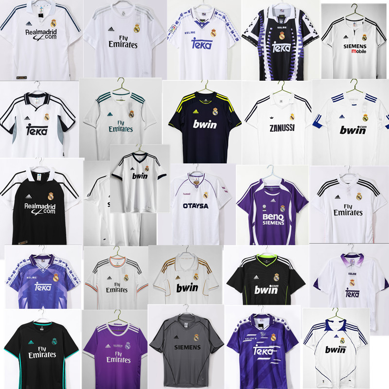 Real Madrid Retro jersey  Home and away New adult Retro  2003/04  2005/06 2013/14 2016/17 2017/18 2008/09 2011/12 2014/15 Real Madrid soccer jersey 10-20 days. It will arrive in your country days. It will arrive in your country