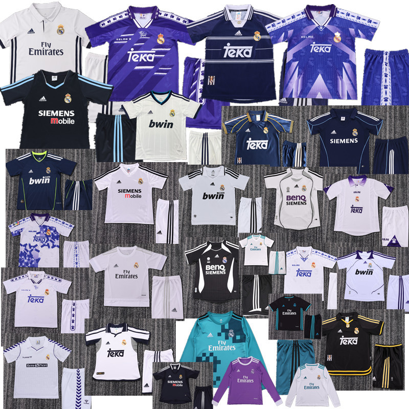 kids kit Real Madrid Retro jersey Several dozen colors and years Retro jersey 2016/17 2012/13 2011/12 2017/18 2014/15 2006/07 2005-06 Real Madrid soccer jersey 10-20 days. It will arrive in your country