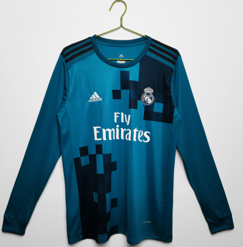 Real Madrid Long sleeve Retro jersey 25 26  Home and away New adult Retro 2016/17 2012/13 2011/12 2017/18 2014/15 2006/07 2005-06  Real Madrid soccer jersey 10-20 days. It will arrive in your country